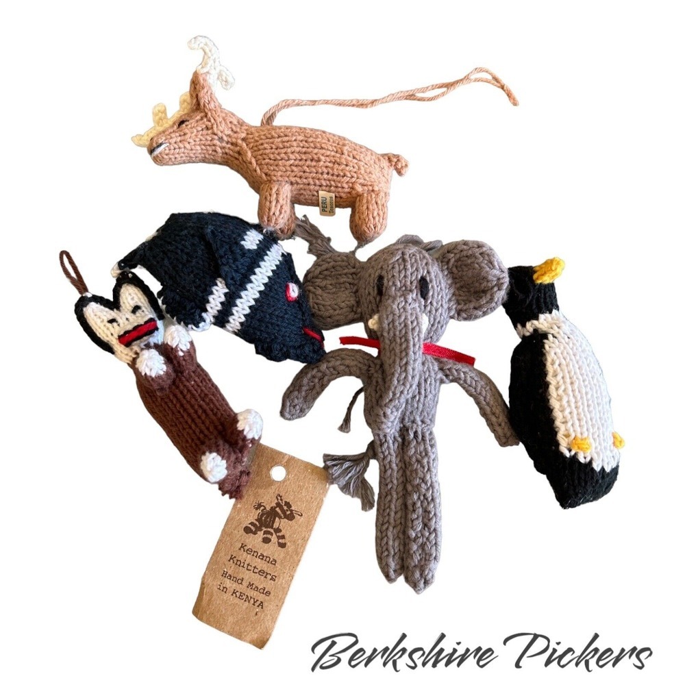 Kenana‎ Knitters Hand Knitted Elephant, Penguin Reindeer, Fish, Monkey